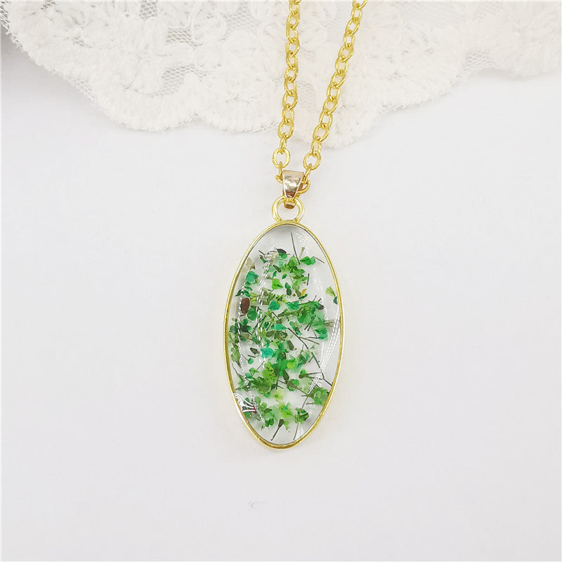 Wholesale Plant Specimen Resin Necklace